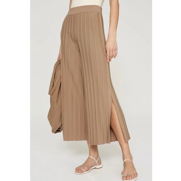 Theory Wide Ribbed Merino Wool Pants - Picture 1 of 6